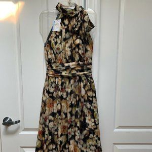 Cynthia Steffe Silk Sleeveless Chocker Neck Dress Size 0
